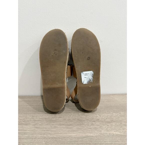 Zimmermann Leather Espadrille Slingback Platform Sandals Nude Women's Size 40 - Picture 8 of 8